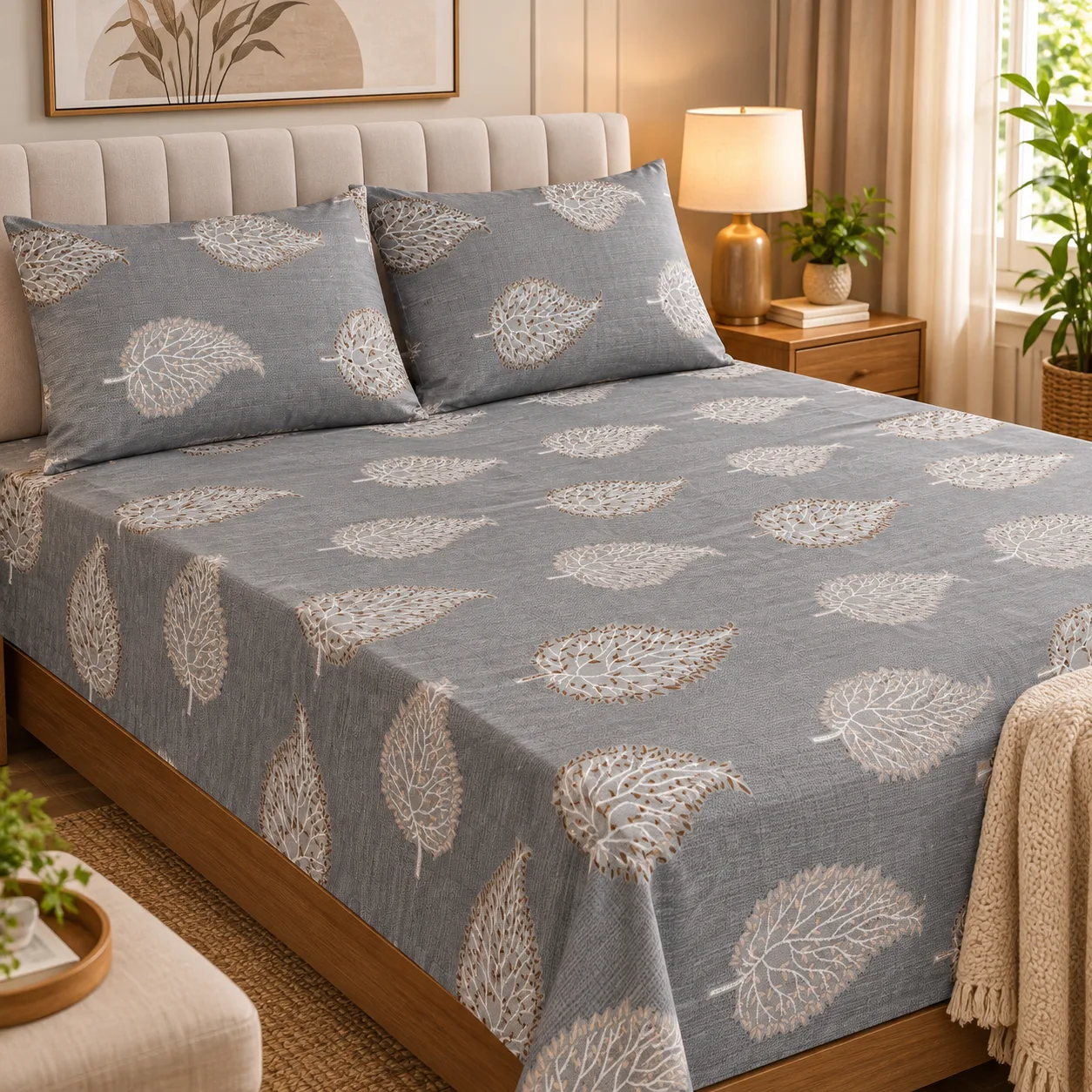 100% Pure Cotton Bedsheet